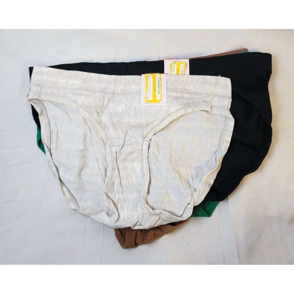 New Auden Women's Multicolor 6 Pack Mid-Rise Bikini Underwear Size XS Lot 145 - Picture 3 of 7
